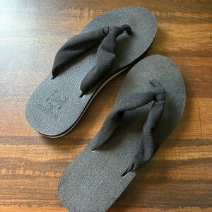 Black Flip Flops